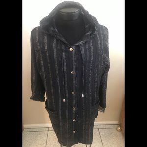NWT Black DOTTI SZL Swimwear Coverup